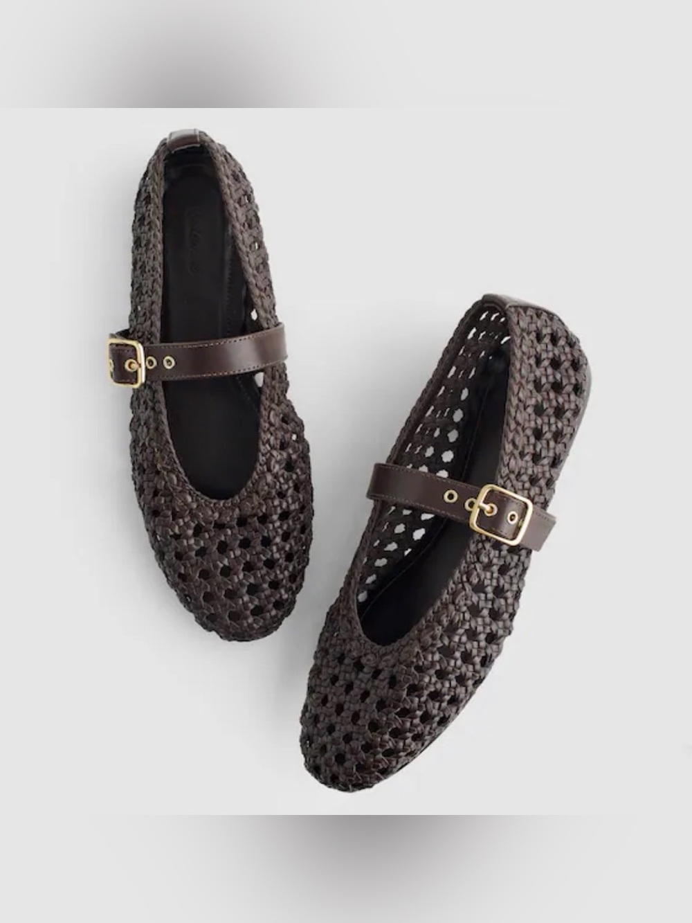 Madewell Women’s The Remy Mary Jane Flat Shoe.Brown. 6.NWT.
